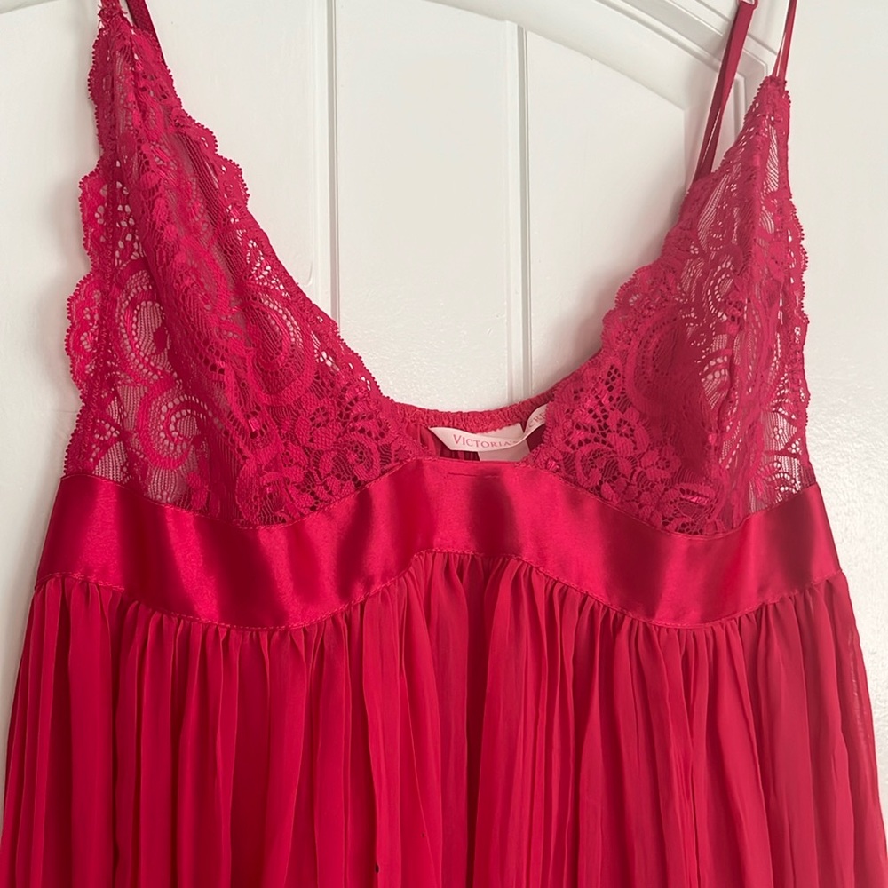 Victoria’s Secret hot pink babydoll slip